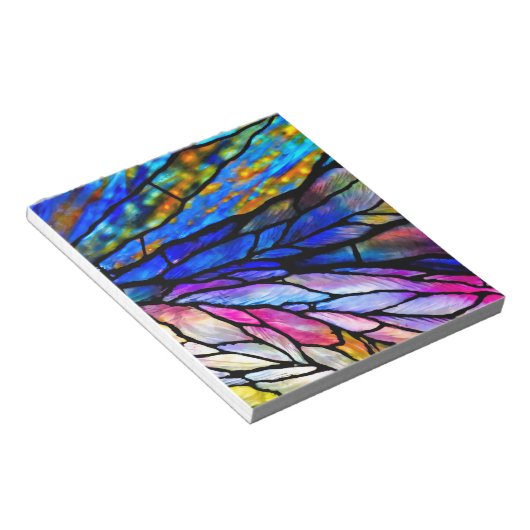 Glas in lood, Tiffany - Stijl, Notitieblok (Schuin)