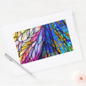 Glas in lood, Tiffany - Stijl, Rechthoekige Sticker (Envelop)