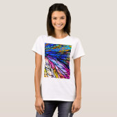 Glas in lood, Tiffany - Stijl, T-shirt (Voorkant volledig)