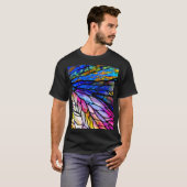 Glas in lood, Tiffany - Stijl, T-shirt (Voorkant volledig)