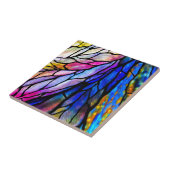 Glas in lood, Tiffany - Stijl, Tegeltje (Zijkant)