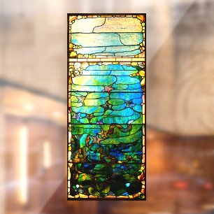 Glas in lood tiffany venster zeesterren zee look raamsticker