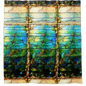 Glas in lood tiffany zee douchegordijn