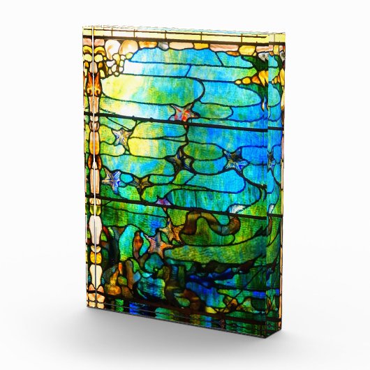 Glas in lood tiffany zee fotoblokken (Rechts)