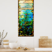 Glas in lood tiffany zee poster (Keuken)