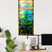 Glas in lood tiffany zee poster (Thuiskantoor)