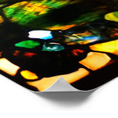 Glas in lood tiffany zee poster (Hoek)