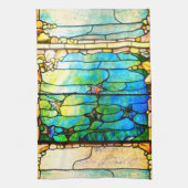 Glas in lood tiffany zee theedoek (Verticaal)