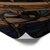 Glas in lood Tiger Poster (Hoek)