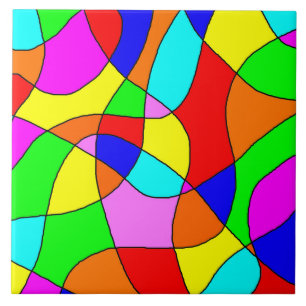 Glas in lood Tile Tegeltje