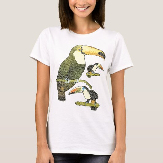 Glas in lood Toucan T-shirt (Voorkant)