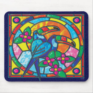 Glas in lood TOUCANEN Muismat