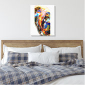 Glas in lood Traditional Koi Fish Art Canvas Afdruk (Insitu (Slaapkamer))