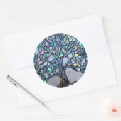 Glas in lood "Tree Panel" sticker (Envelop)