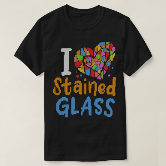 Glas in lood Ugly Design T-shirt (Design voorkant)