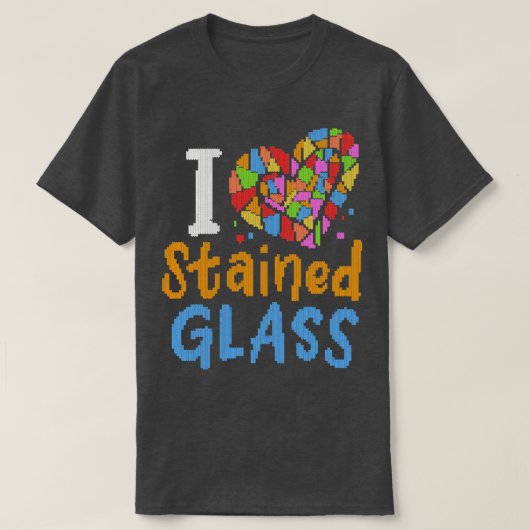 Glas in lood Ugly Design T-shirt (Design voorkant)