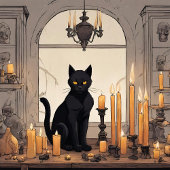 Glas in lood Uil Ornament