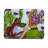 Glas in lood van de velg van bladeren van de eekho magneet (Horizontaal)