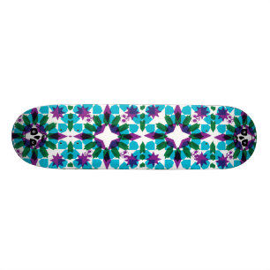 Glas in lood van Keren Richter Skateboard