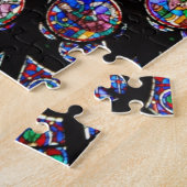 Glas in lood van Notre Dame Legpuzzel (Zijkant)