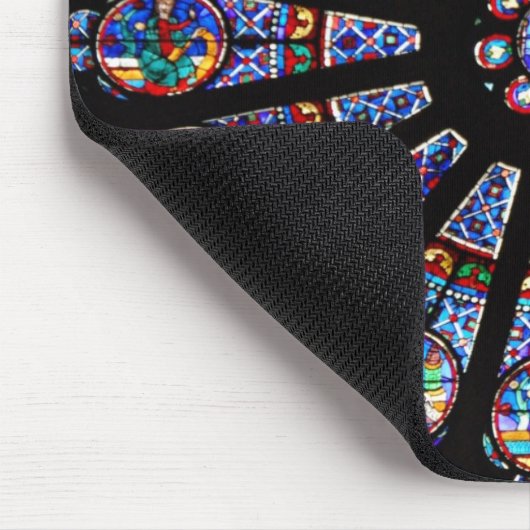 Glas in lood van Notre Dame Muismat (Hoek)