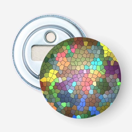 Glas in lood van Shirley Taylor Button Flesopener (Voorkant)