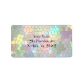 Glas in lood van Shirley Taylor Etiket (Voorkant)