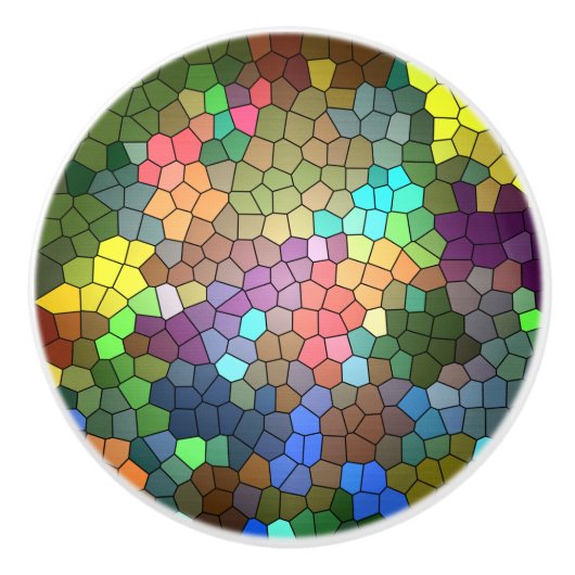 Glas in lood van Shirley Taylor Keramische Knop (Voorkant)