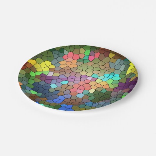 Glas in lood van Shirley Taylor Papieren Bordje (Gekanteld)