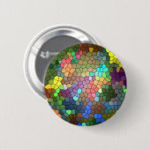 Glas in lood van Shirley Taylor Ronde Button 5,7 Cm (Voorkant /achterkant)