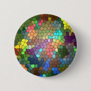 Glas in lood van Shirley Taylor Ronde Button 5,7 Cm