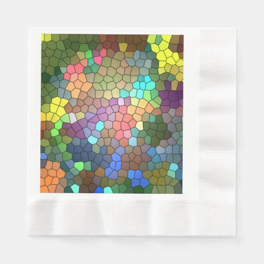 Glas in lood van Shirley Taylor Servetten (Voorkant)