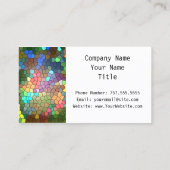 Glas in lood van Shirley Taylor Visitekaartje (Achterkant)