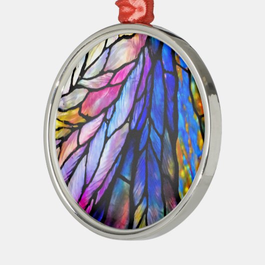 Glas in lood van Tiffany Metalen Ornament (Links)