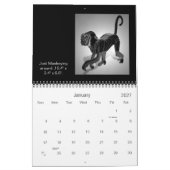 Glas in lood van uniek glas 2011 kalender (Jan 2027)