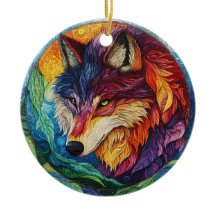 Glas in lood van Wolf