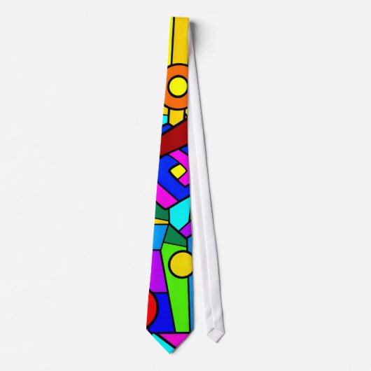 Glas in lood VENSTER 1 ~ Stropdas (Voorkant)