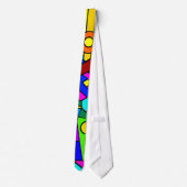 Glas in lood VENSTER 1 ~ Stropdas (Achterkant)