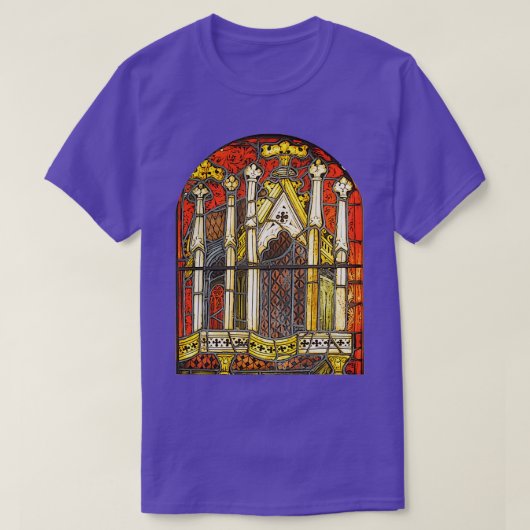 Glas in lood Venster 1 van T-shirt (Design voorkant)