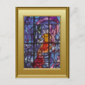 Glas in lood venster briefkaart (Voorkant)