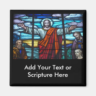 Glas in lood Venster Jesus Christ Magnet