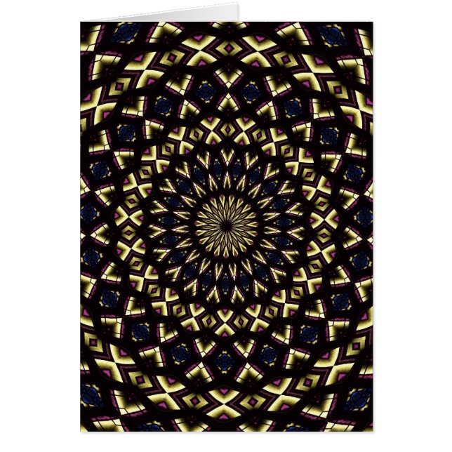 Glas in lood Venster Kaleidoscoop 11 (Voorkant)
