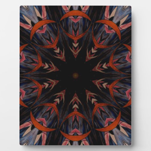 Glas in lood Venster Kaleidoscoop 12 Fotoplaat (Voorkant)