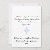 Glas in lood venster personaliseren Bericht Nativi Feestdagenkaart (Achterkant)