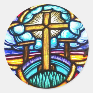 Glas in lood Venster Stickers