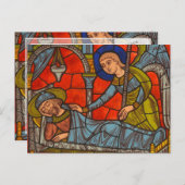 Glas in lood Venster van Chartres Cathedraal Briefkaart (Voorkant / Achterkant)