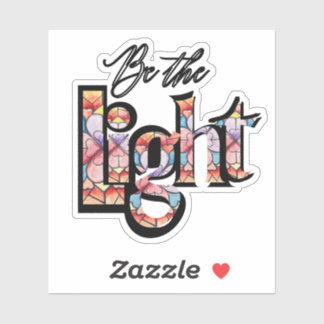 Glas in lood Venster Waterverf Veelkleurig Sticker