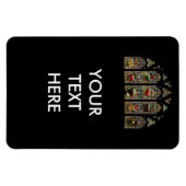 Glas in lood-venstermagneet magneet (Horizontaal)