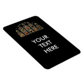 Glas in lood-venstermagneet magneet (Rechterzijde)