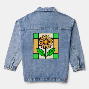 Glas in lood ventilator denim jacket